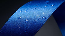 Load image into Gallery viewer, Blue Satin Ribbon 1 Inch x 4 Rolls Blue Wide Satin Fabric Ribbon for Gift Packaging, Christmas, Wedding, Flower Bouquet, Holiday Party, Invitation