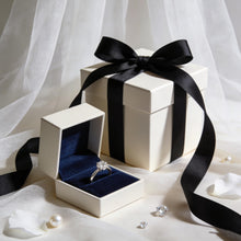 Load image into Gallery viewer, Black Satin Ribbon 1 Inch x 4 Rolls Black Wide Satin Fabric Ribbon for Gift Packaging, Christmas, Wedding, Flower Bouquet, Holiday Party, Invitation