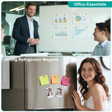 Load image into Gallery viewer, Metallic Magnets, Refrigerator Magnets, 60 Pack Gold Magnetic Push Pins, Strong Fridge Magnets, Multi-use Whiteboard Magnets Perfect for Kitchen Office Classroom
