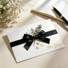 Load image into Gallery viewer, Black Satin Ribbon 1 Inch x 4 Rolls Black Wide Satin Fabric Ribbon for Gift Packaging, Christmas, Wedding, Flower Bouquet, Holiday Party, Invitation
